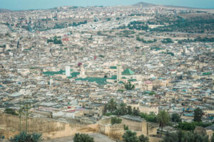 Fes Şehri Tepeden Bakış